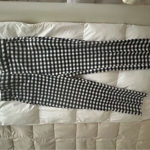 Black and White Checkered Pants